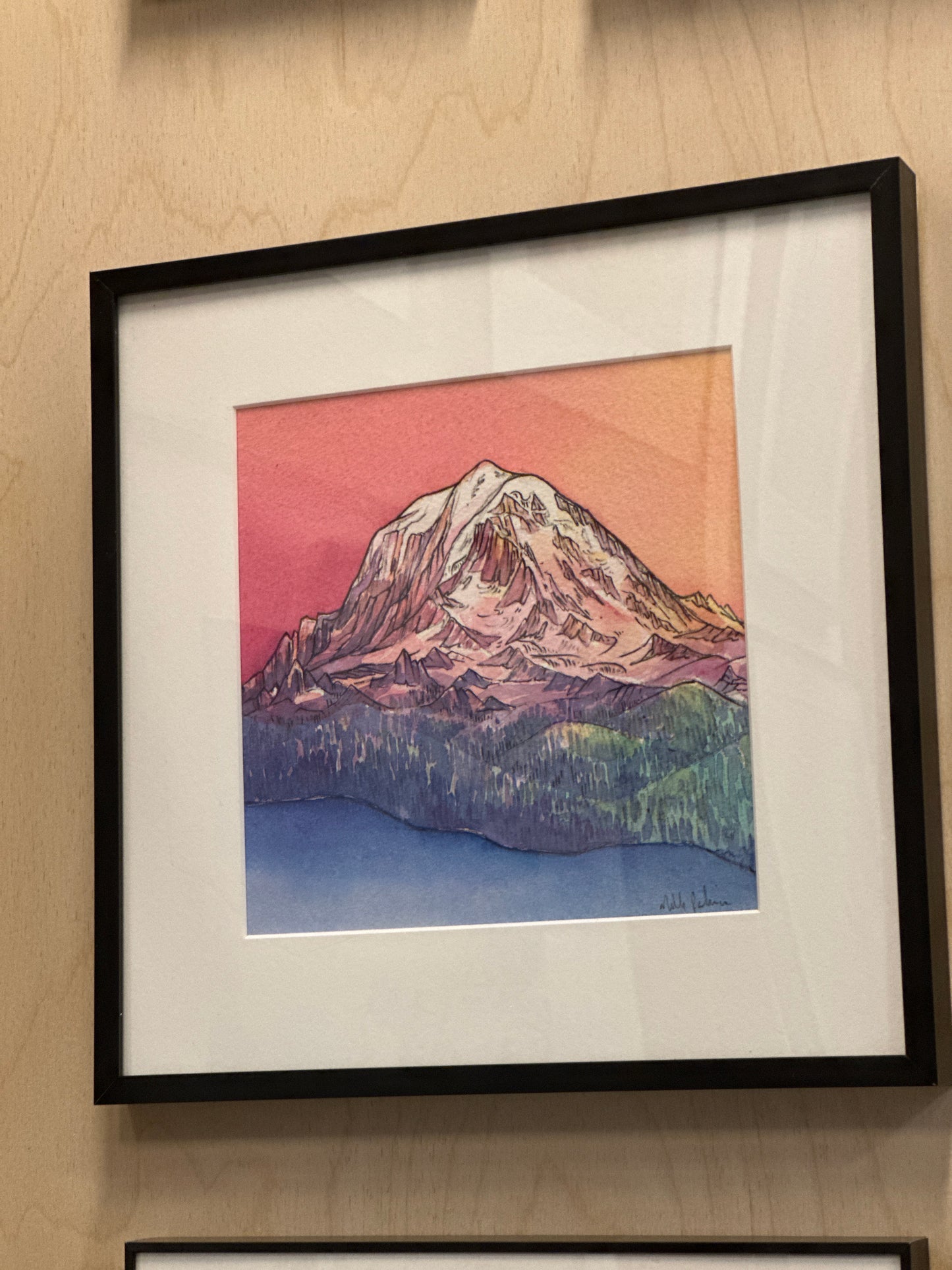 Tahoma Alpenglow