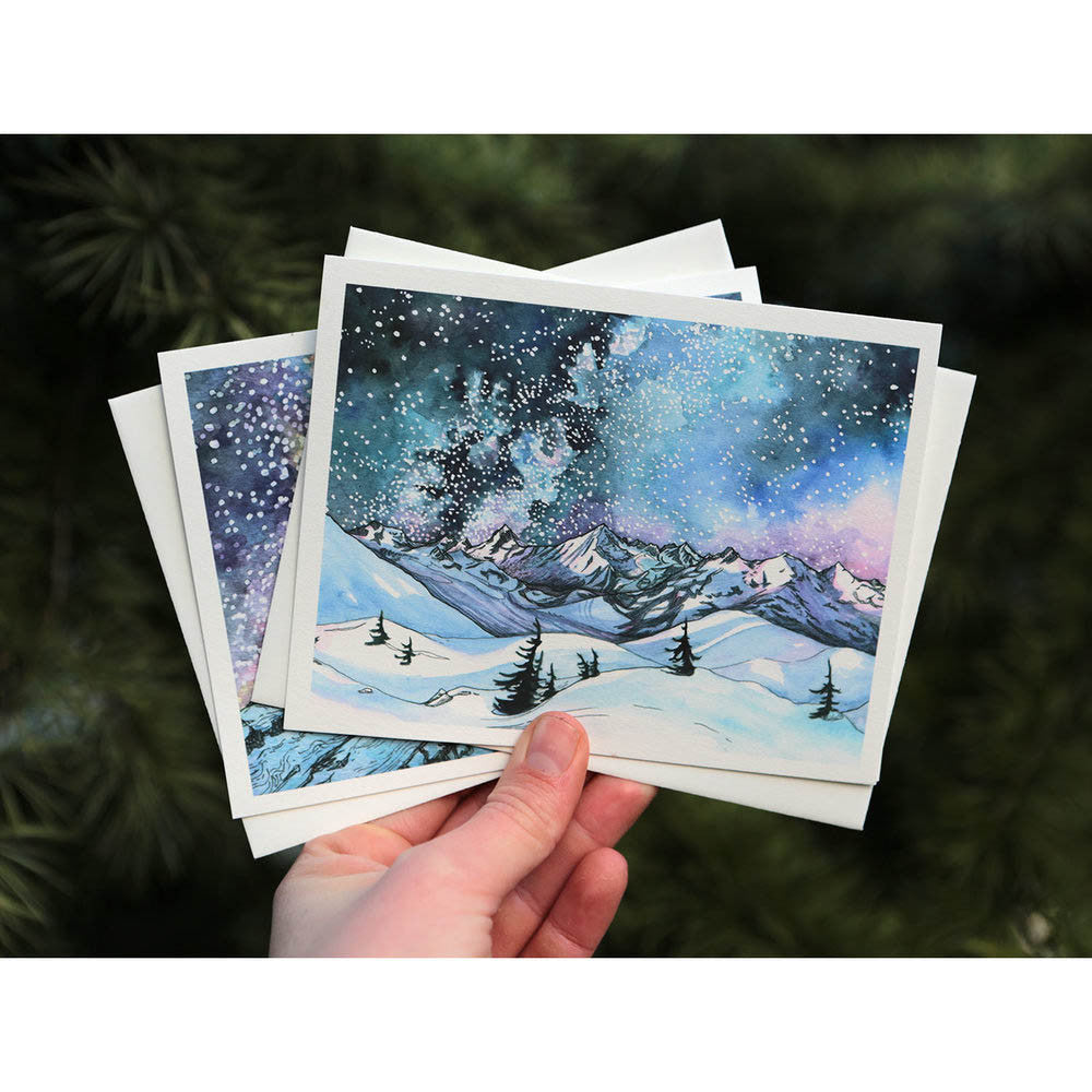 Set of 5 Winter in the PNW Cards