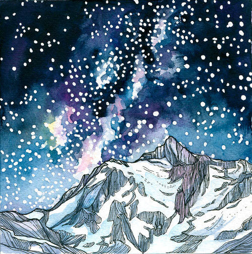 Mount Shuksan at Night