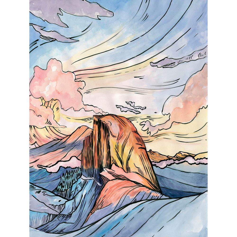 Half Dome Light Card