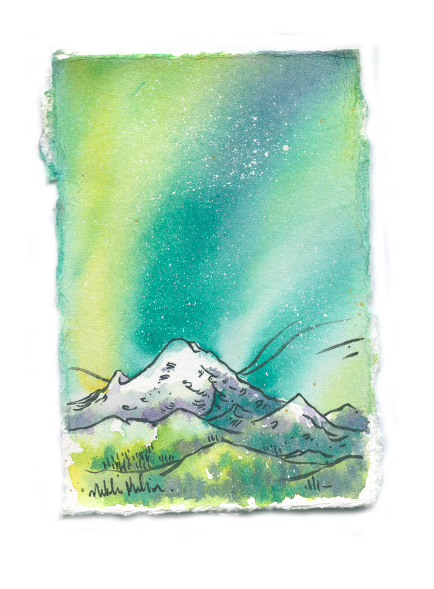 Koma Kulshan Northern Lights