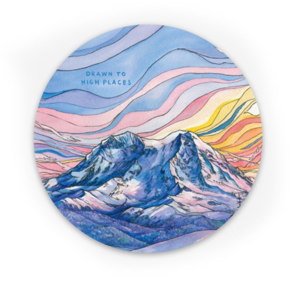 Rainier at Sunrise Sticker