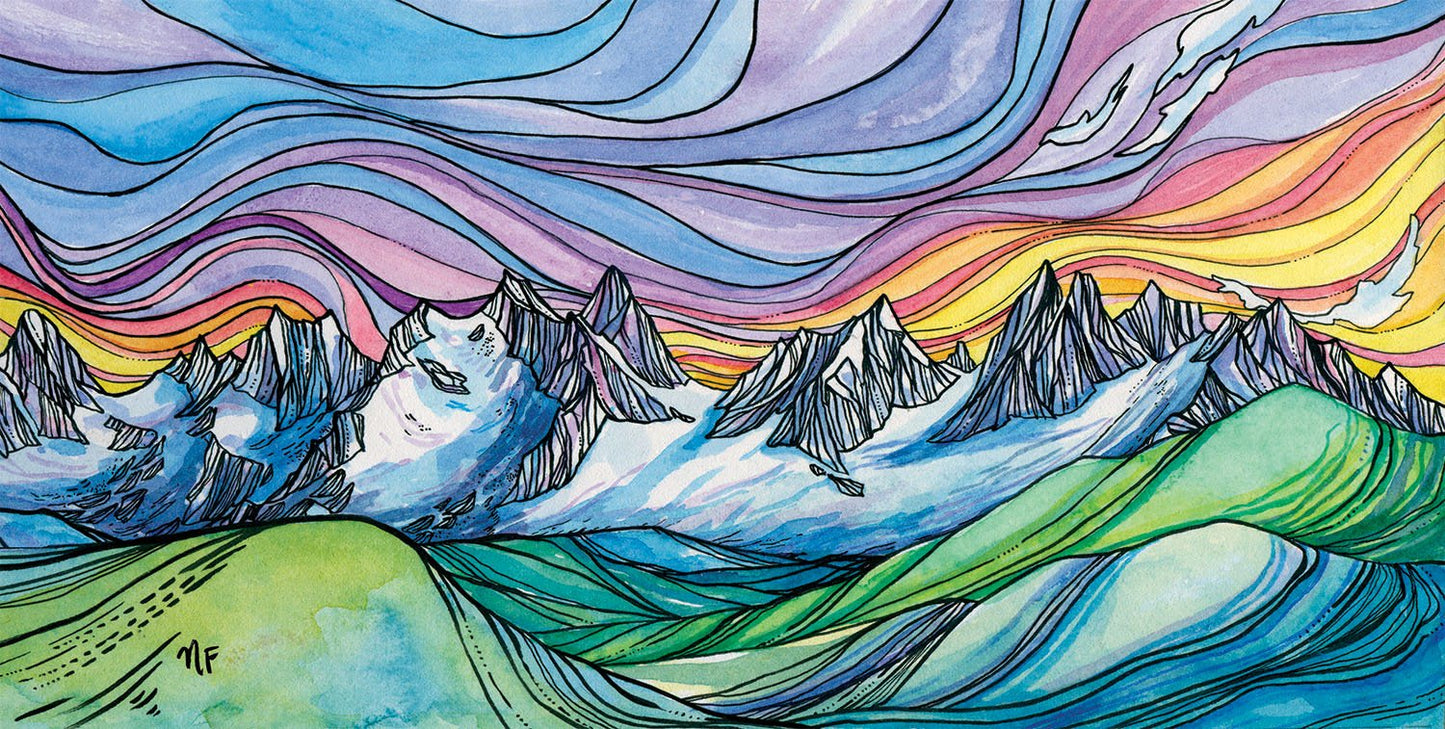 Picket Range North Cascades Card