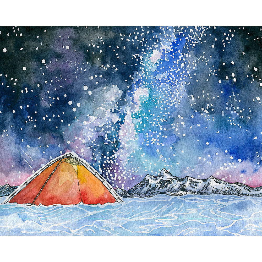 tent artist Red Tent at Artist Point Framed – Drawn to High Places