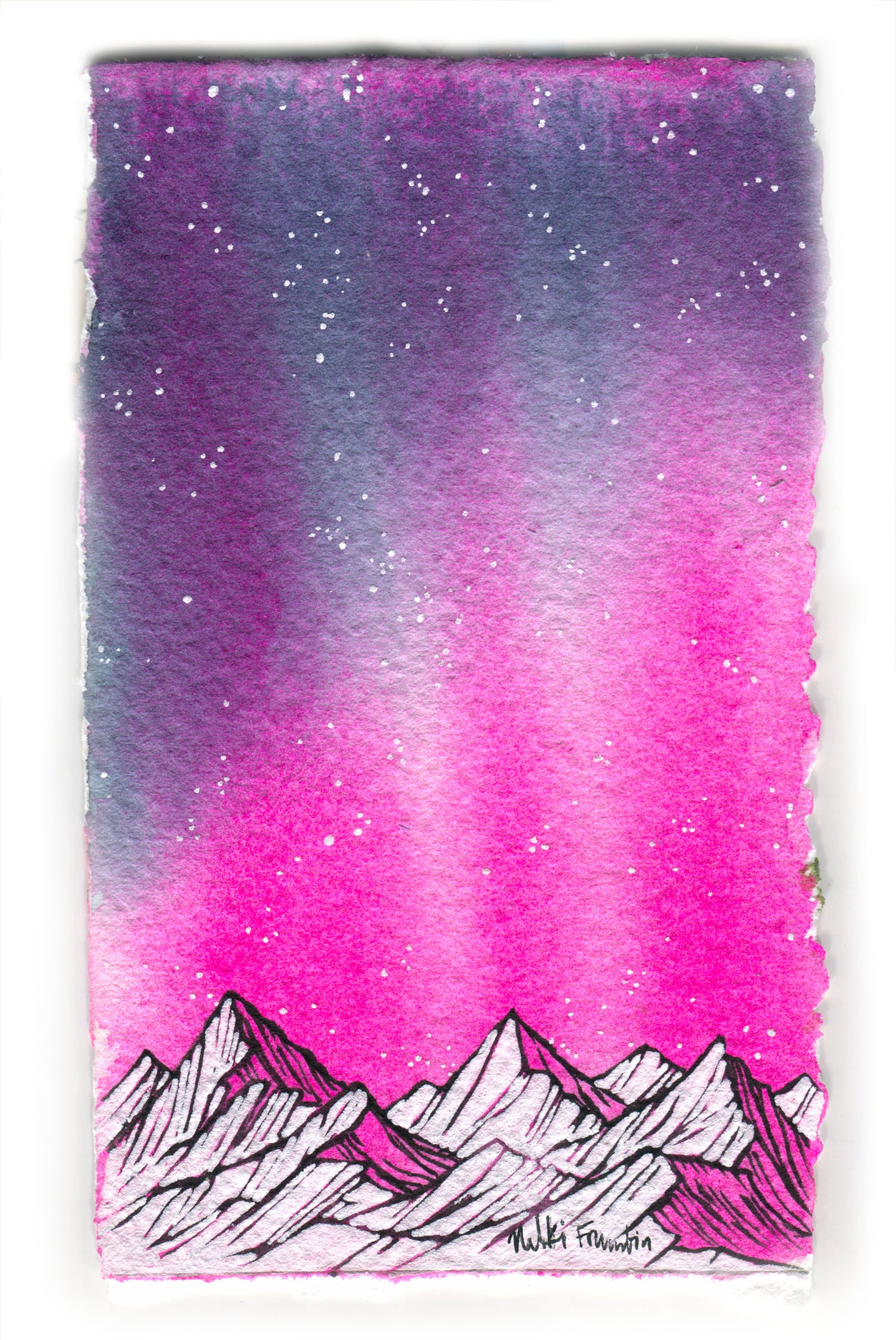 Pink Northern Lights Study