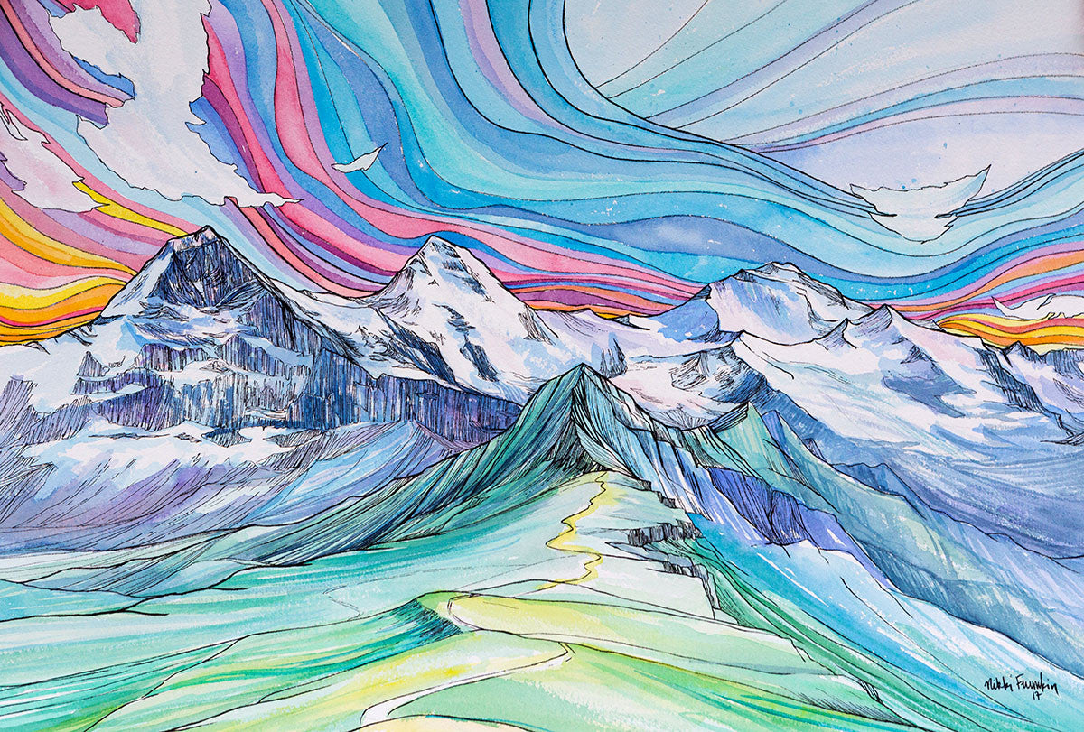 Eiger, Mönch and Jungfrau Card