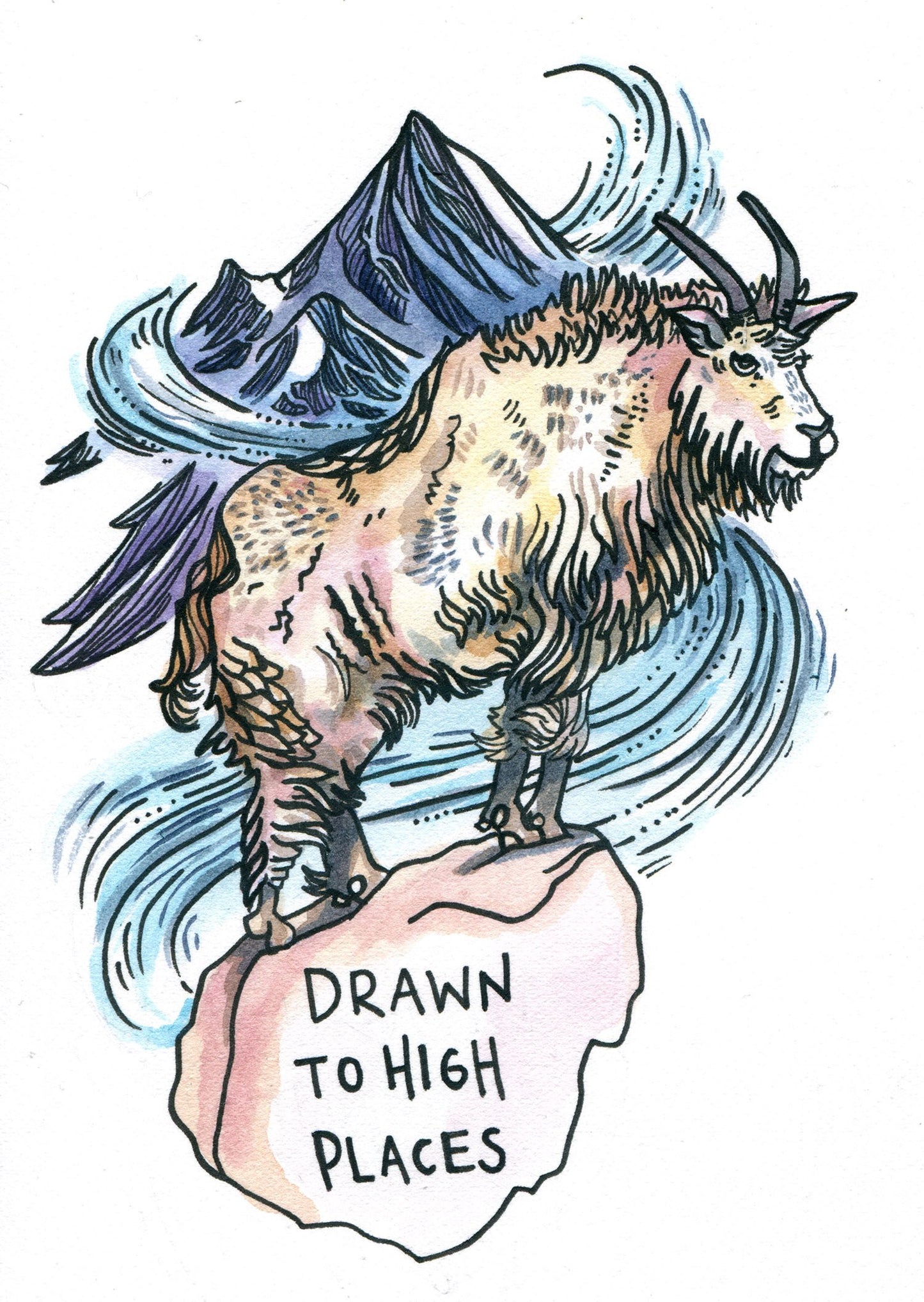 Mountain Goat Card