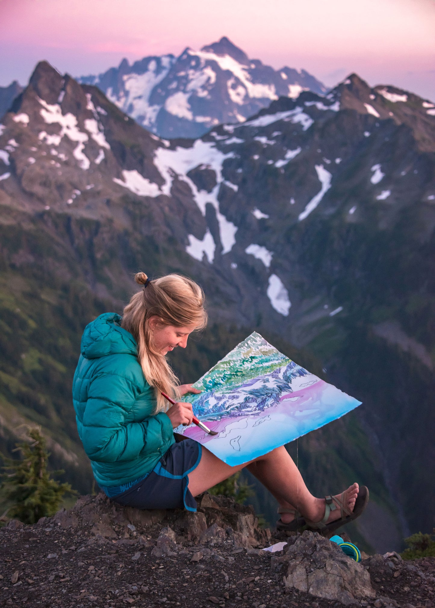Shuksan Alpenglow