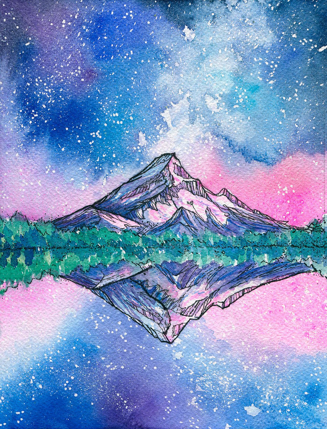 Mount Jefferson Card
