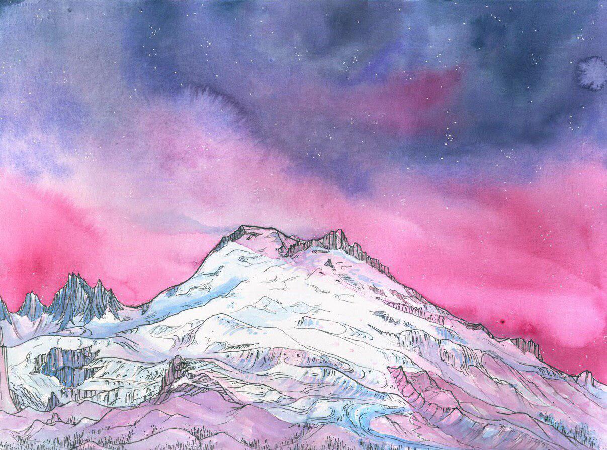 Mount Baker from Park Butte Lookout Card