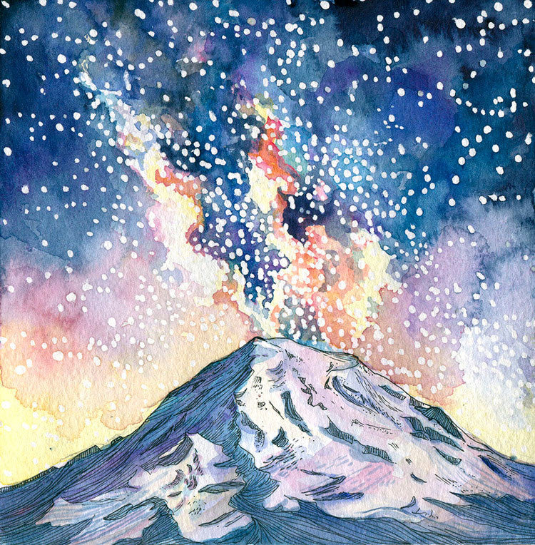Mount Rainier Sky
