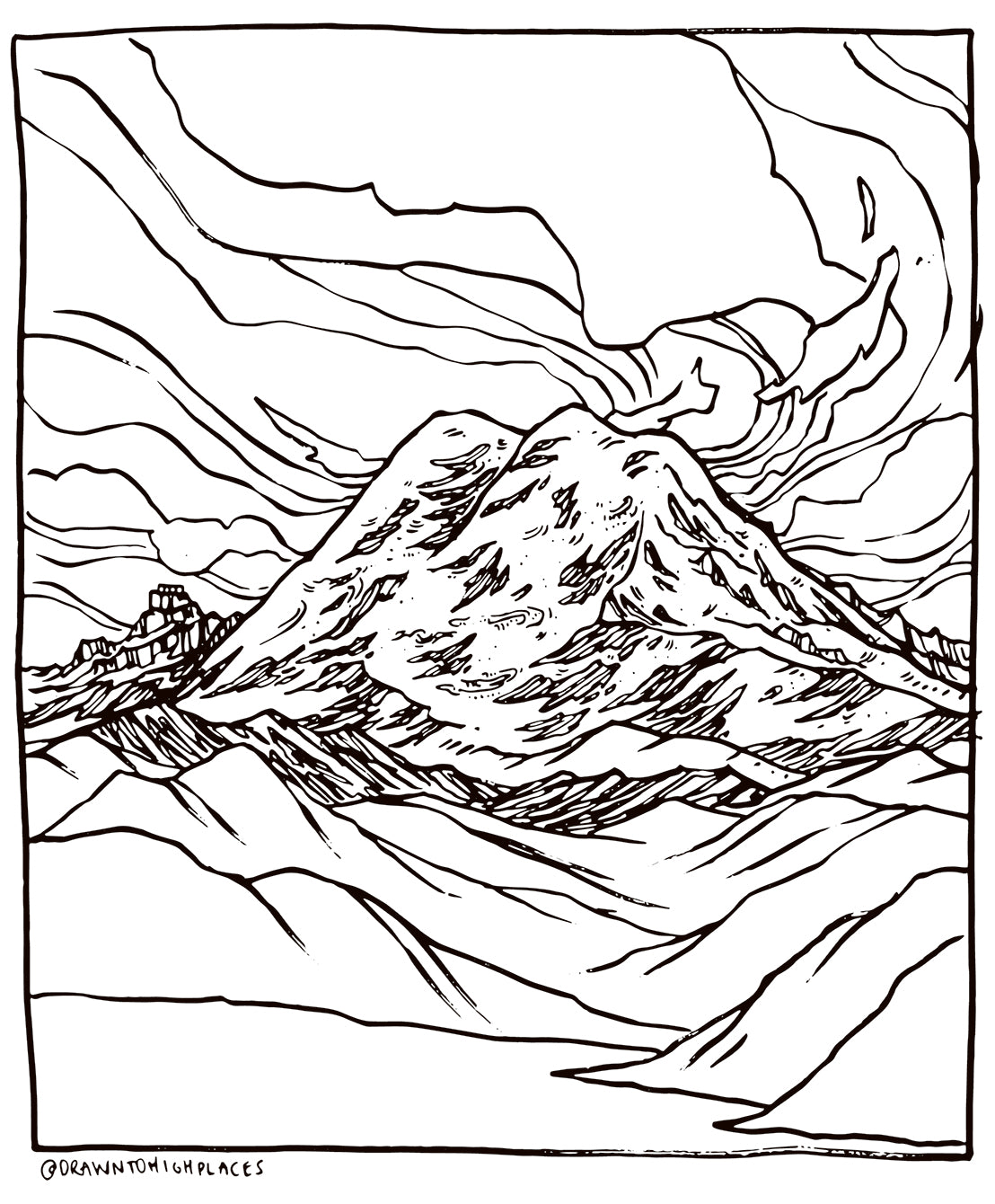 Rainier Coloring Page