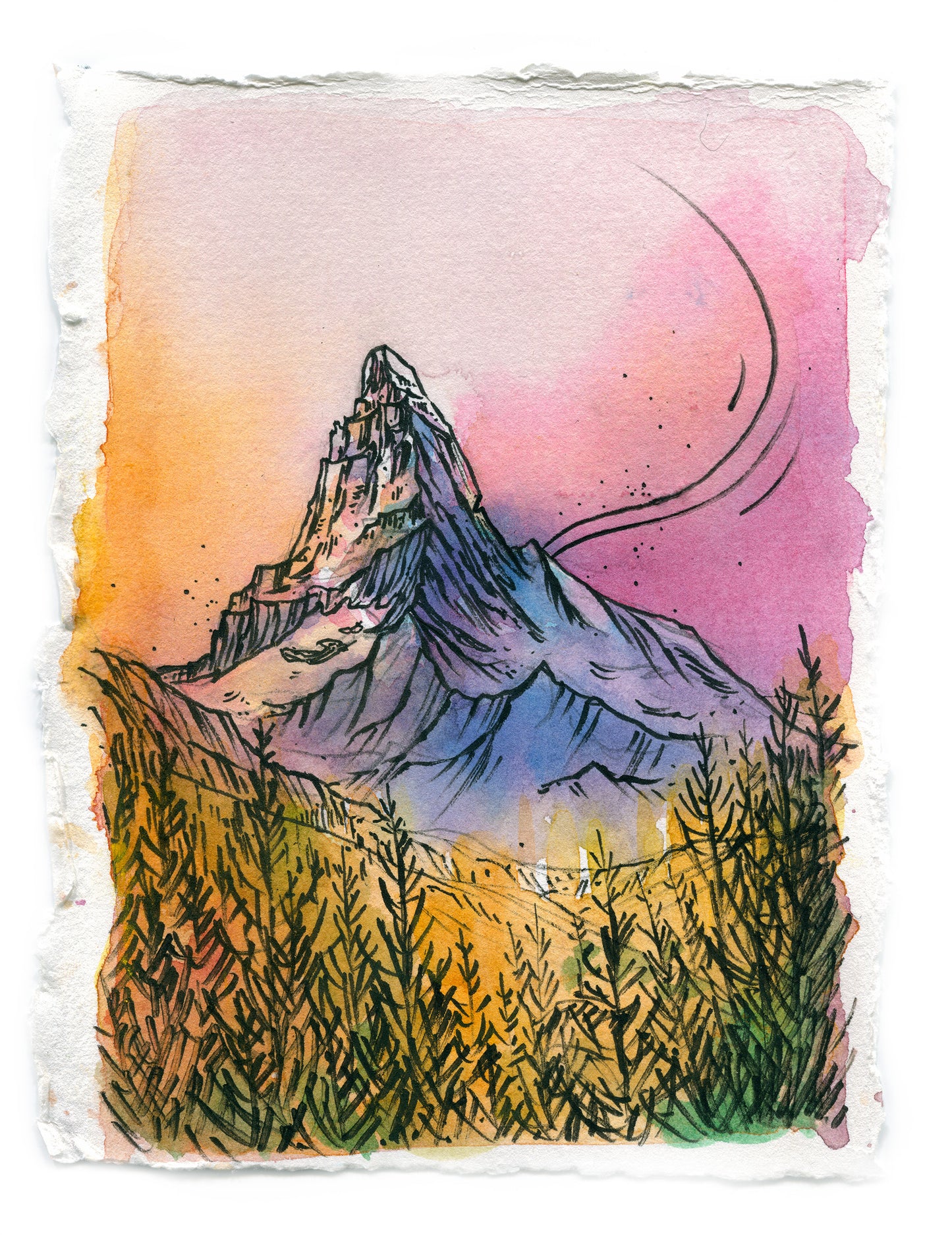 Matterhorn with Larches