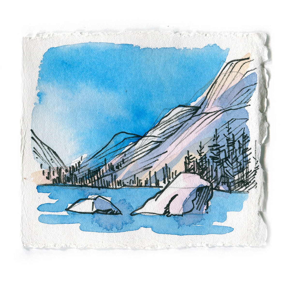 Tenaya Lake and Rocks