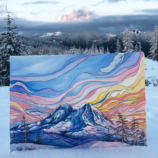 Fall Watercolor Workshop: Painting the Peaks, North Cascades Institute, Sept 14-16
