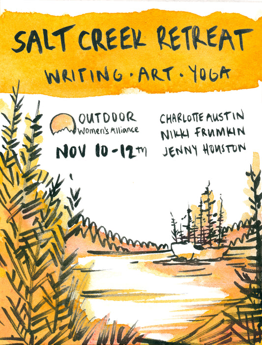 Salt Creek Art, Writing and Yoga Retreat, Nov 10th-12th