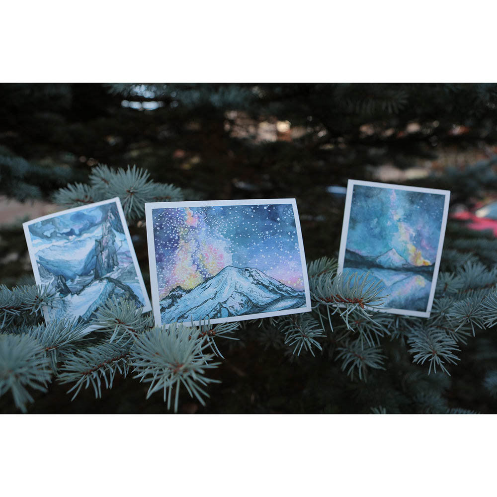 Set of 5 Winter in the PNW Cards