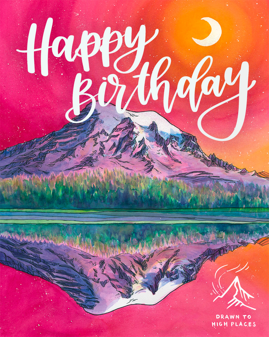 Happy Birthday Gift Card Art