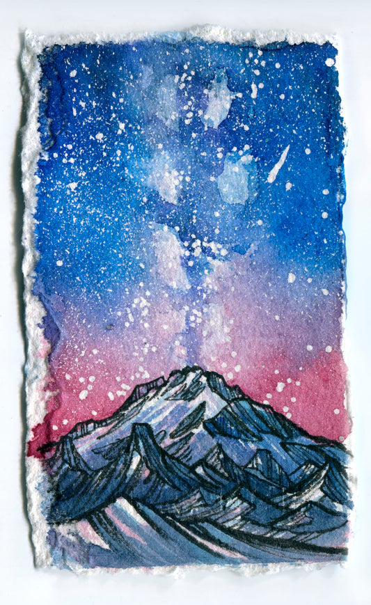 Starry Night Glacier Peak