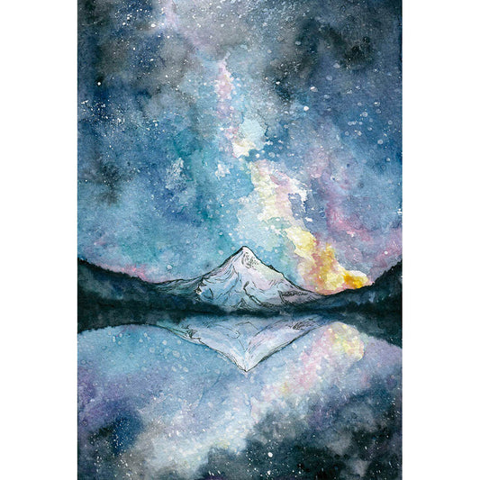 Mount Hood Watercolor
