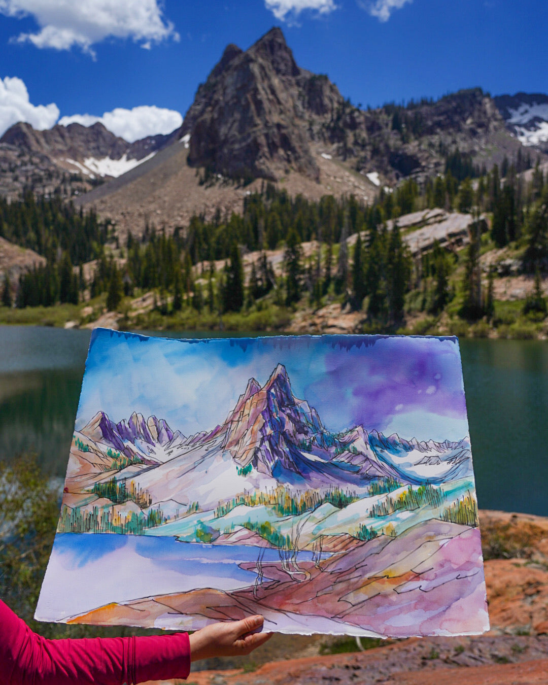 Sundial from Blanche Lake