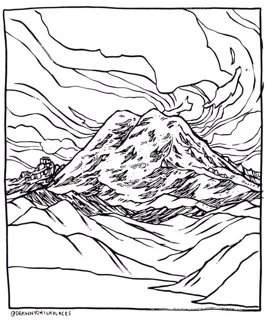 Rainier Coloring Page
