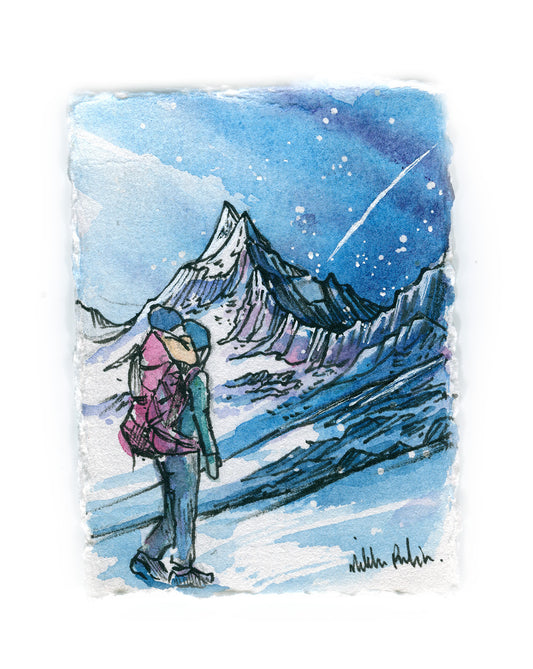 Mountain Mom Watercolor