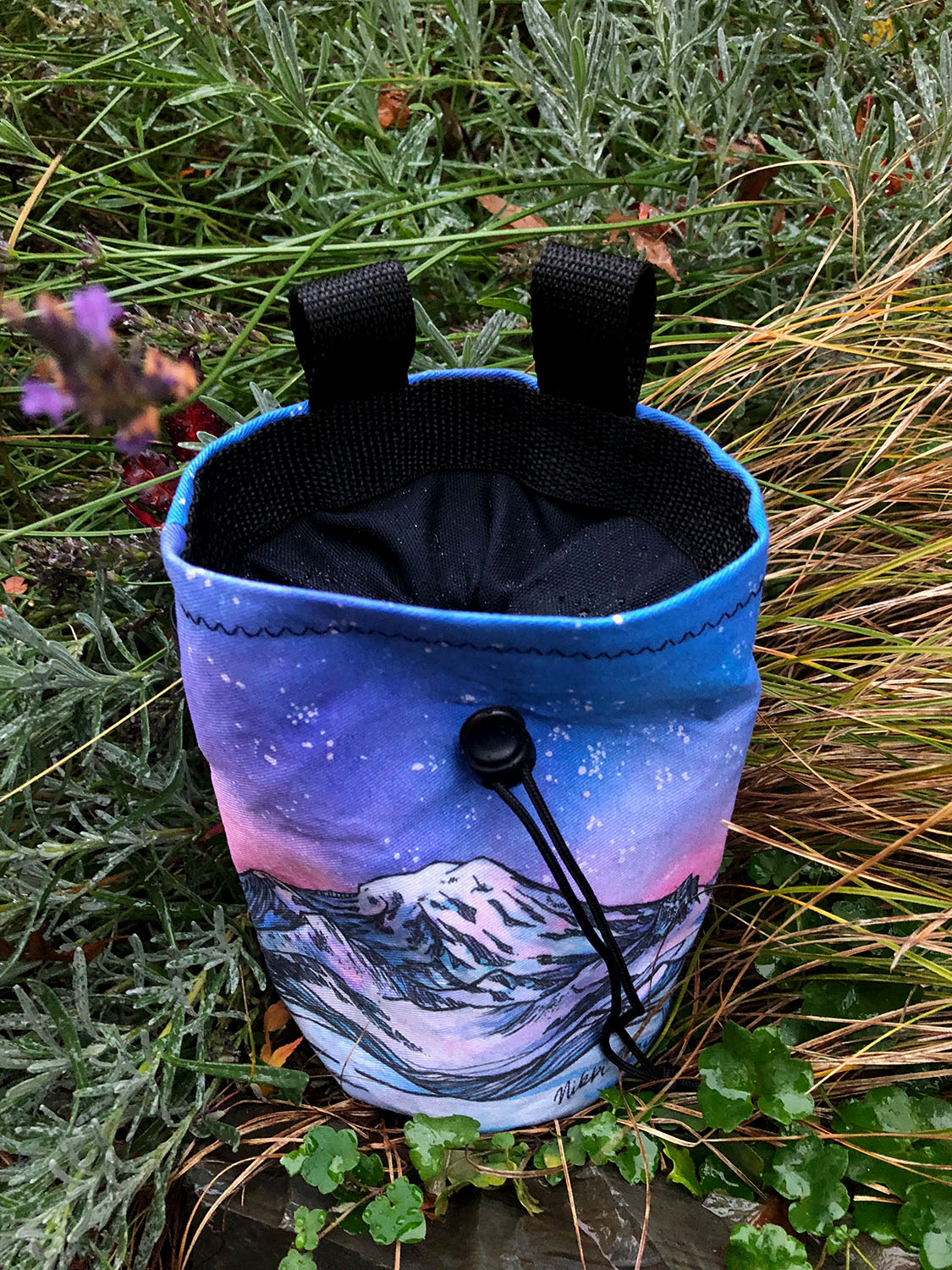 PNW Volcanoes Chalk Bag